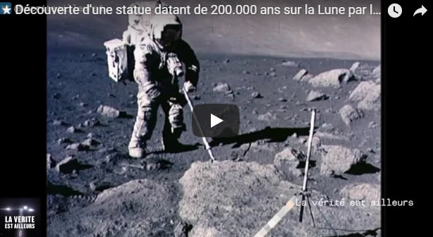 ★ Découverte d'une statue datant de 200.000 ans sur la Lune par la mission Apollo 11